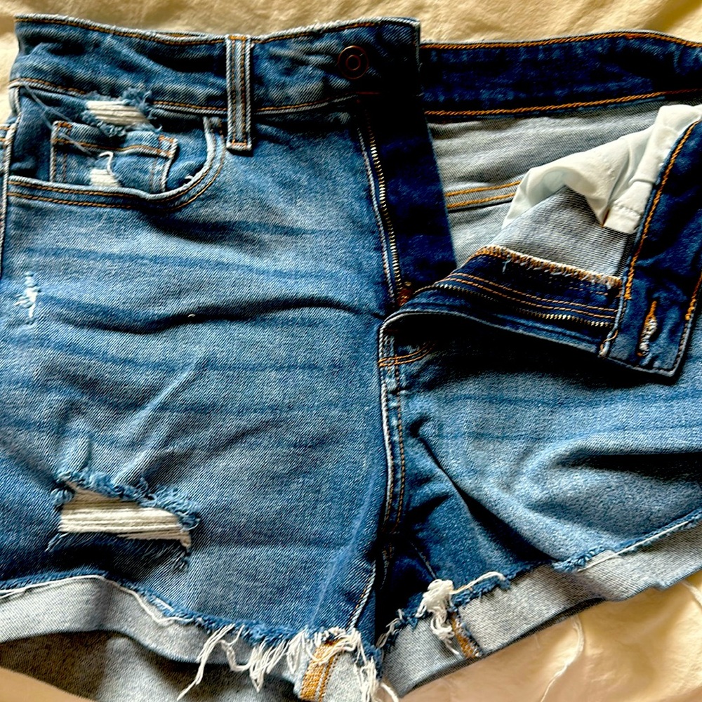 Zenana large jean shirts. Perfect condition.